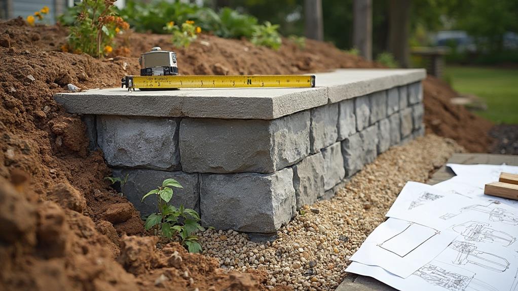 cost estimation for retaining walls