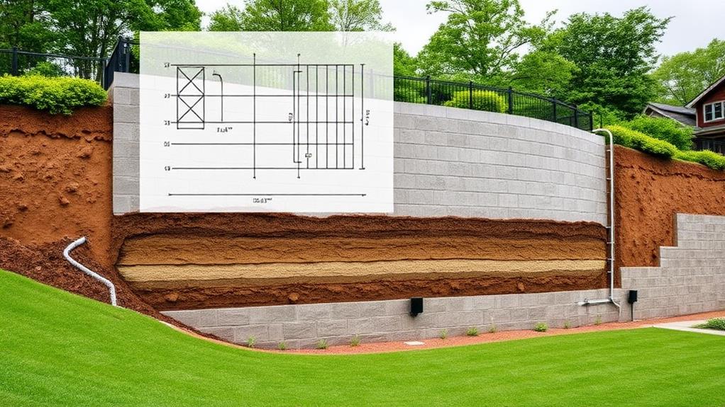 regulations crucial for retaining wall design