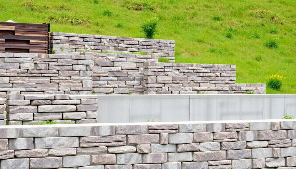 retaining wall construction and classification