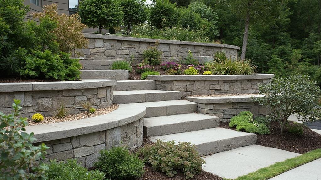 retaining wall material options explored