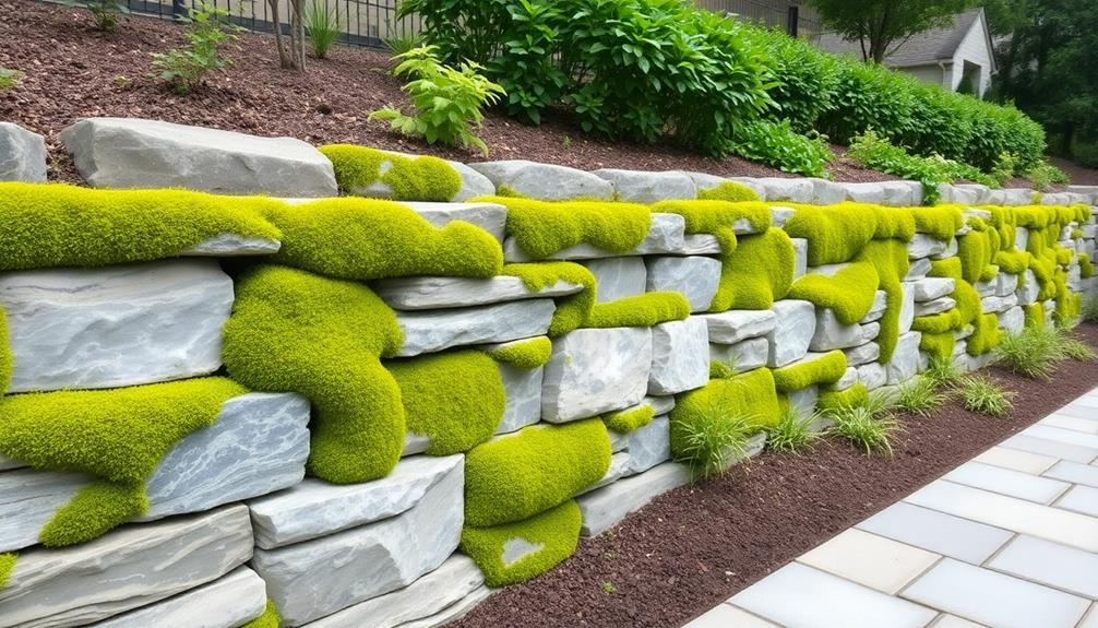 routine upkeep for retaining walls