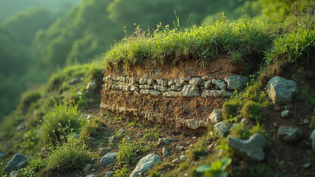 soil and drainage for retaining walls