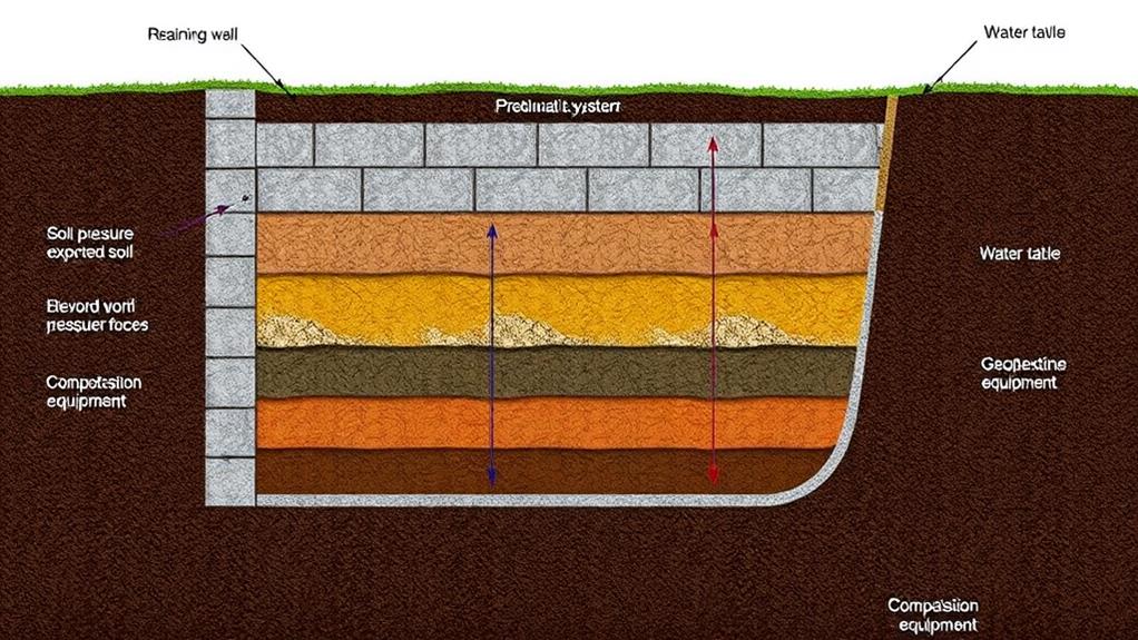 soil mechanics for retaining walls