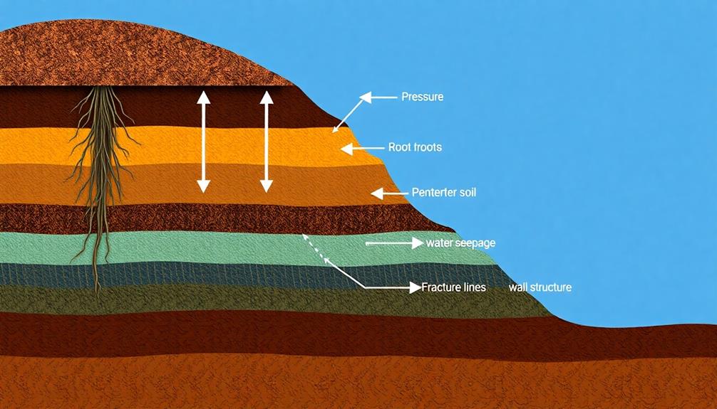 soil pressure behind structural walls