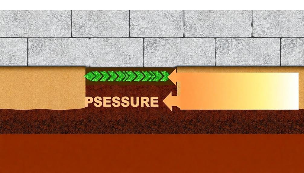 soil pressure distribution characteristics