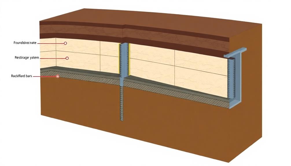 structural support for sloping terrain