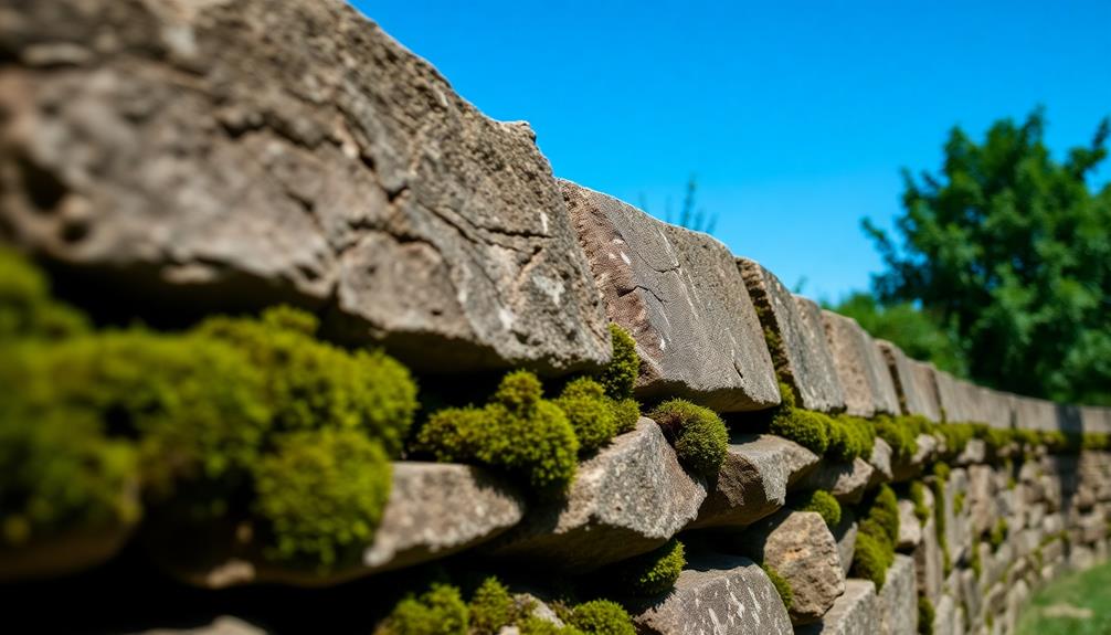 structural wall supporting soil embankments