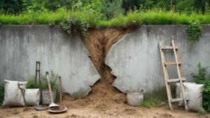 top retaining wall repair