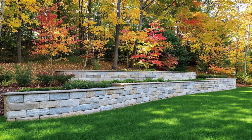 circle pines retaining walls