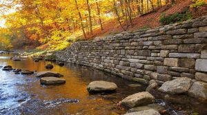 credit river retaining walls