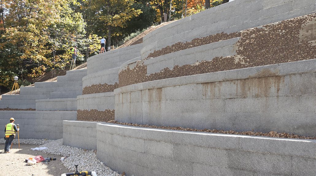 retaining wall construction principles