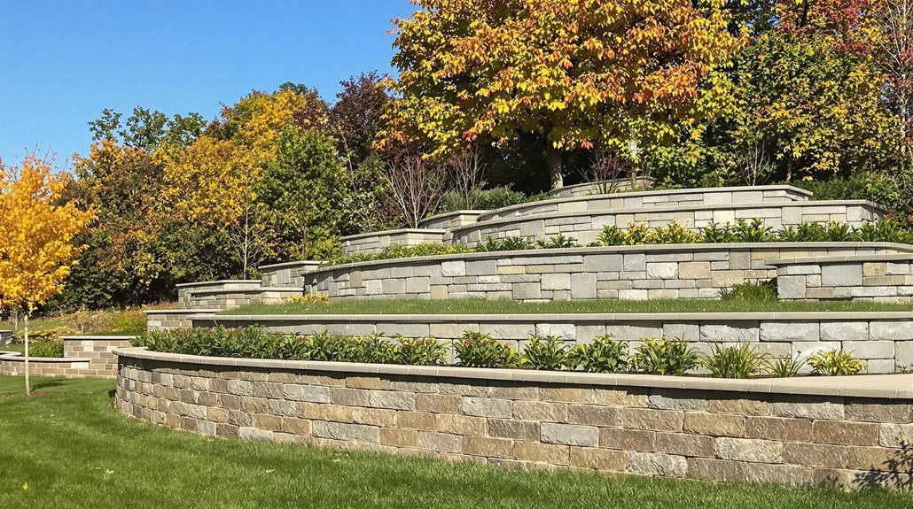 retaining wall material options