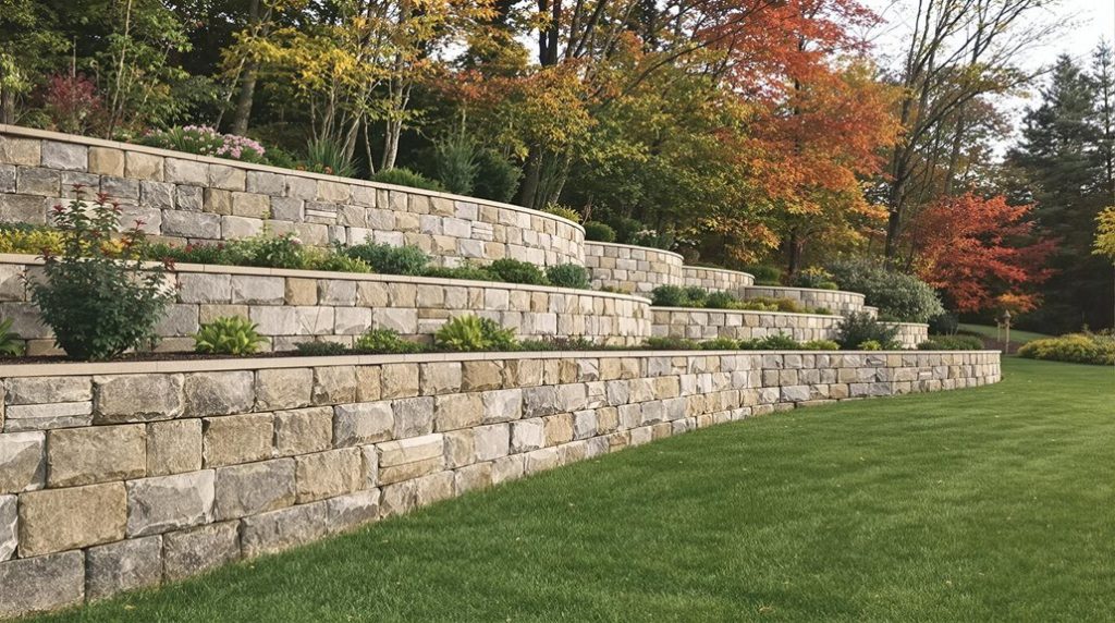 retaining walls in empire