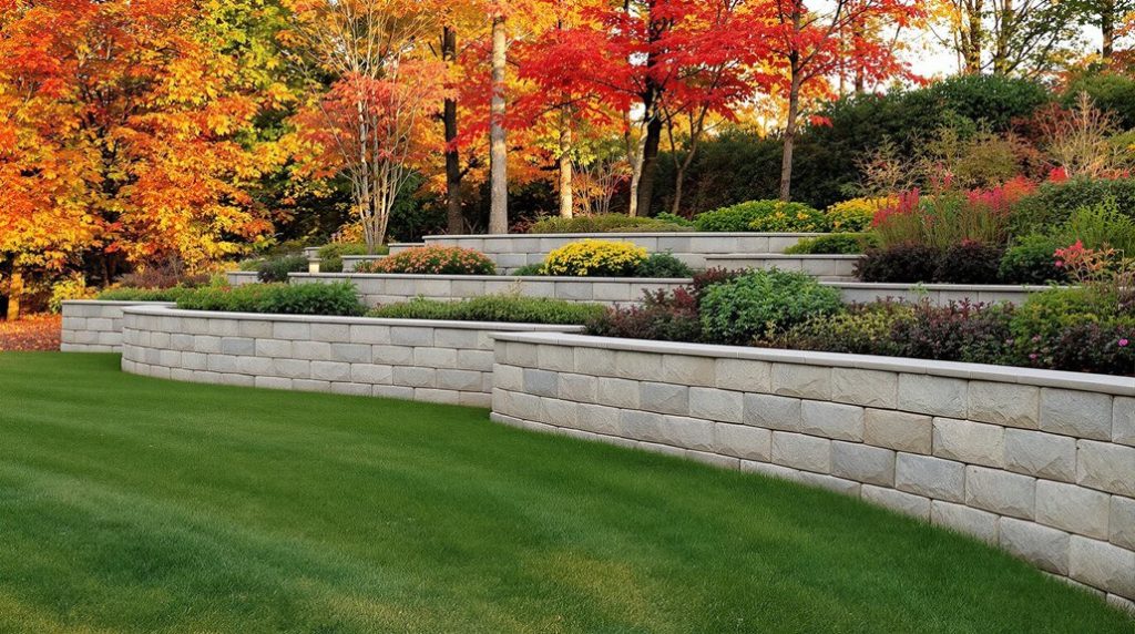 retaining walls in farmington